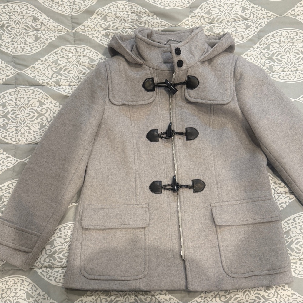 Hooded Peacoat, size 14